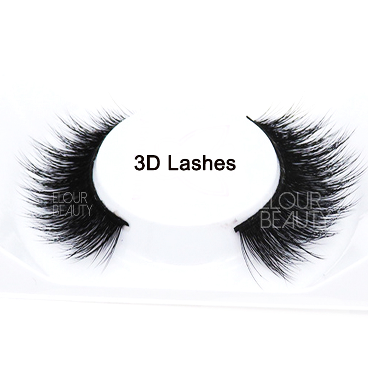 Super quality 3D faux mink lashes private label China EA66